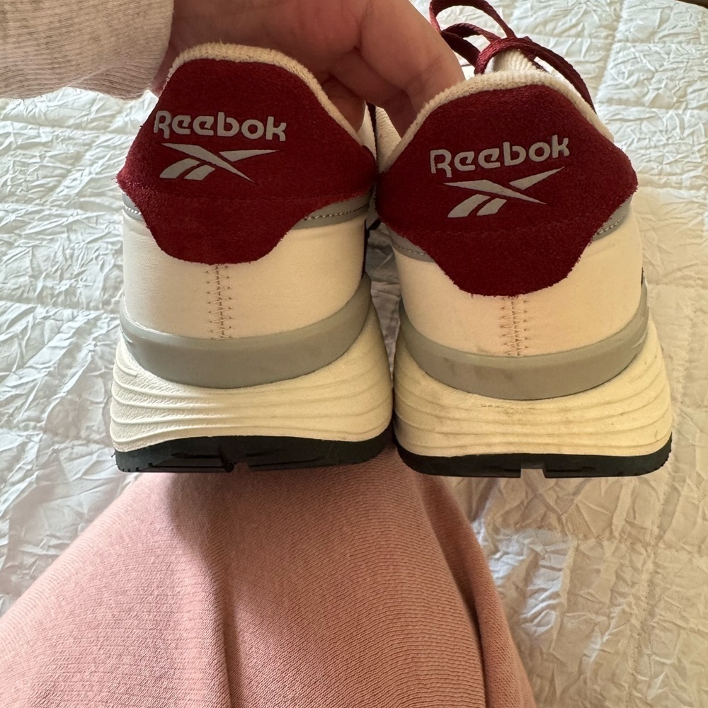Reebok Red and White Sneakers - Picture 3 of 5